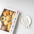 Biodegradable large dessert paper box with clear window